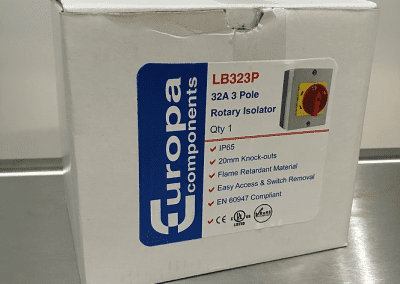 Hot tub switch gear isolator