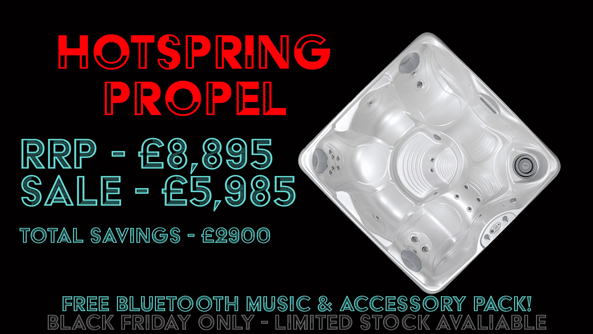 Black Friday &ndash; Mr Hot Tubs